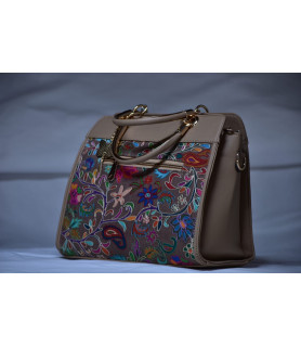 Handcrafted Crewel Cotton Sling Bag